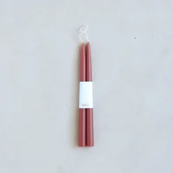 Classic Taper Candle, Set of 2, Clay^Be Home Best Sale