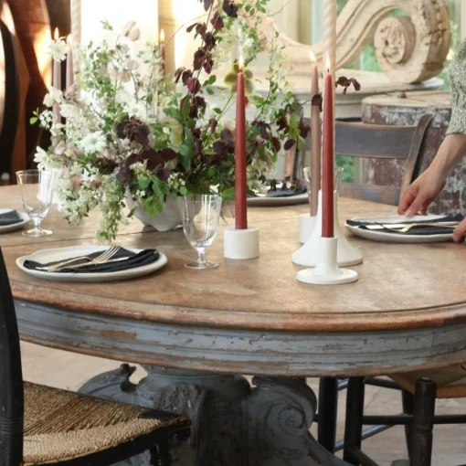 Classic Taper Candle, Set of 2, Clay^Be Home Best Sale