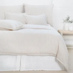 Connor Big Pillow, Ivory & Amber^Be Home Shop