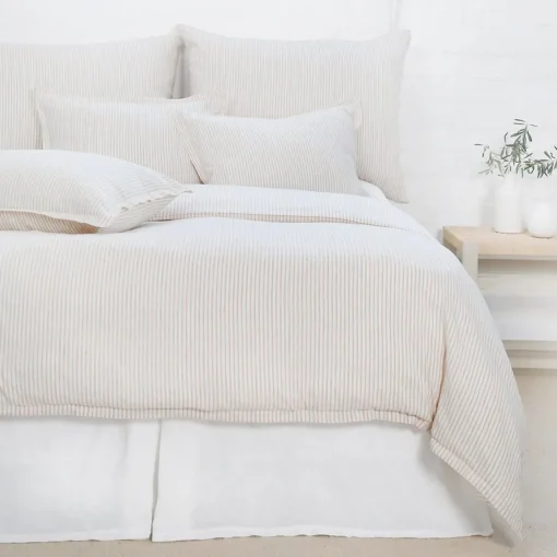 Connor Big Pillow, Ivory & Amber^Be Home Shop