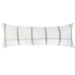Copenhagen Rectangular Pillow, White & Grey^Be Home Cheap