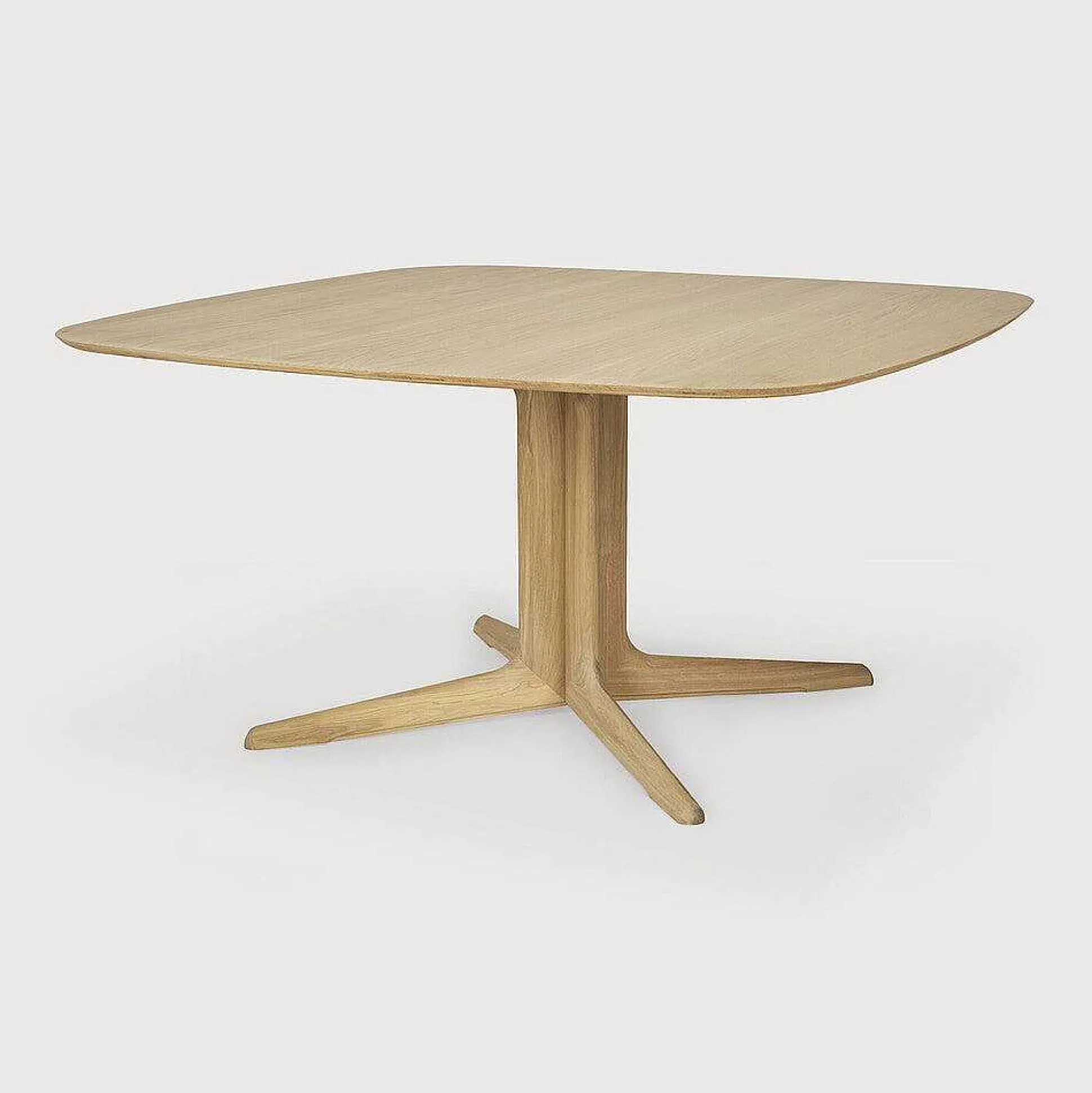 Corto Solid Oak Dining Table, Square