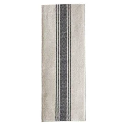 Cotton Canvas Table Runner with Stripes