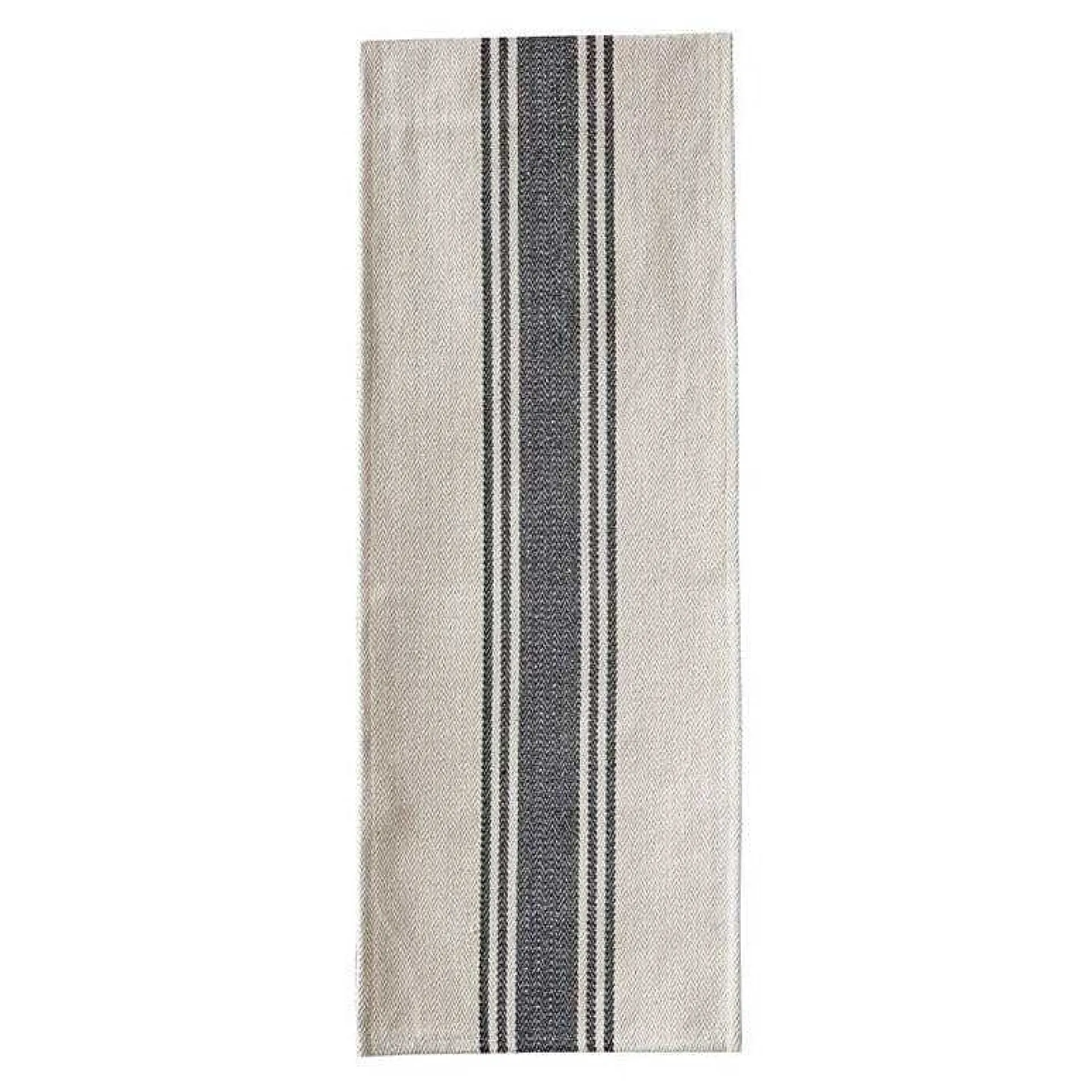 Cotton Canvas Table Runner with Stripes