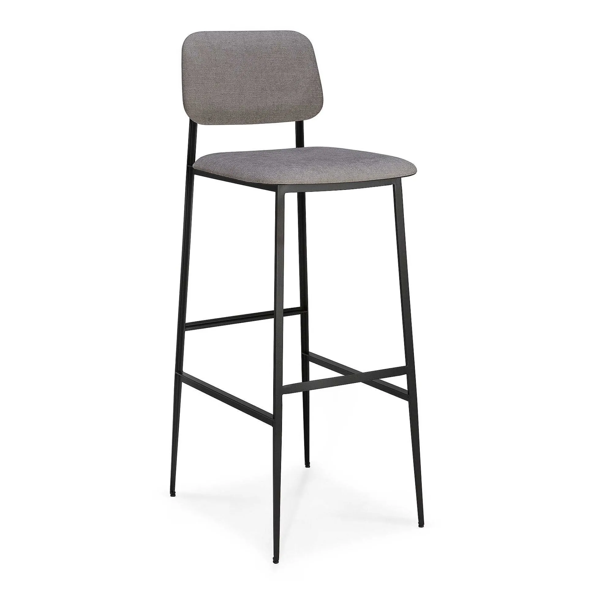 DC Fabric Bar Stool, Light Grey