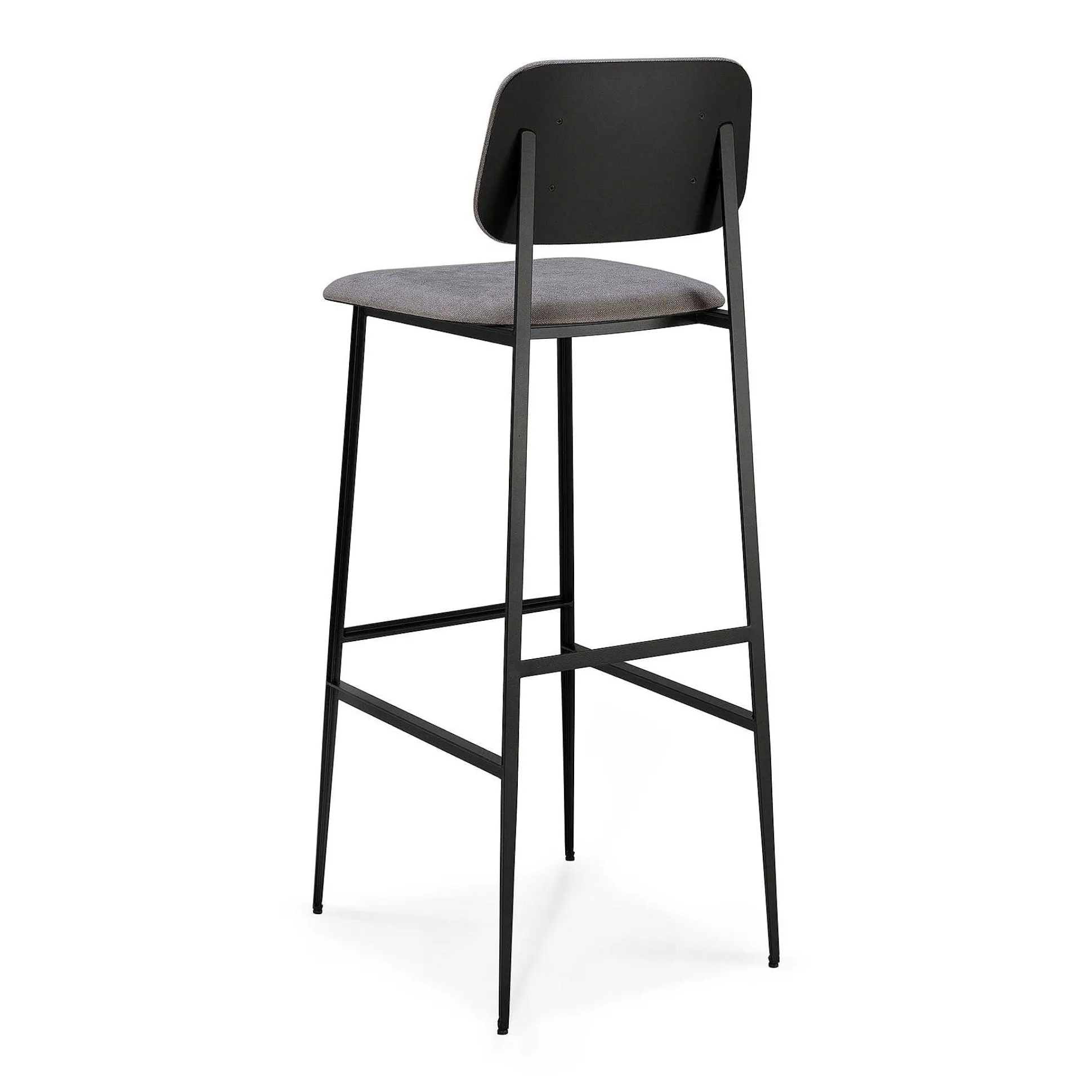 DC Fabric Bar Stool, Light Grey