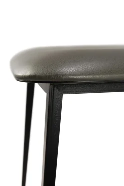 DC Leather Dining Chair, Olive Green