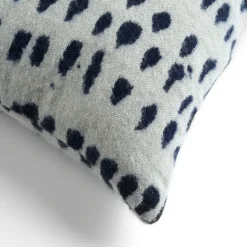 Dots Lumbar Pillow, White^Be Home Clearance
