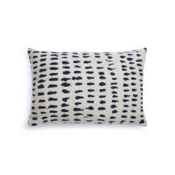Dots Lumbar Pillow, White^Be Home Clearance