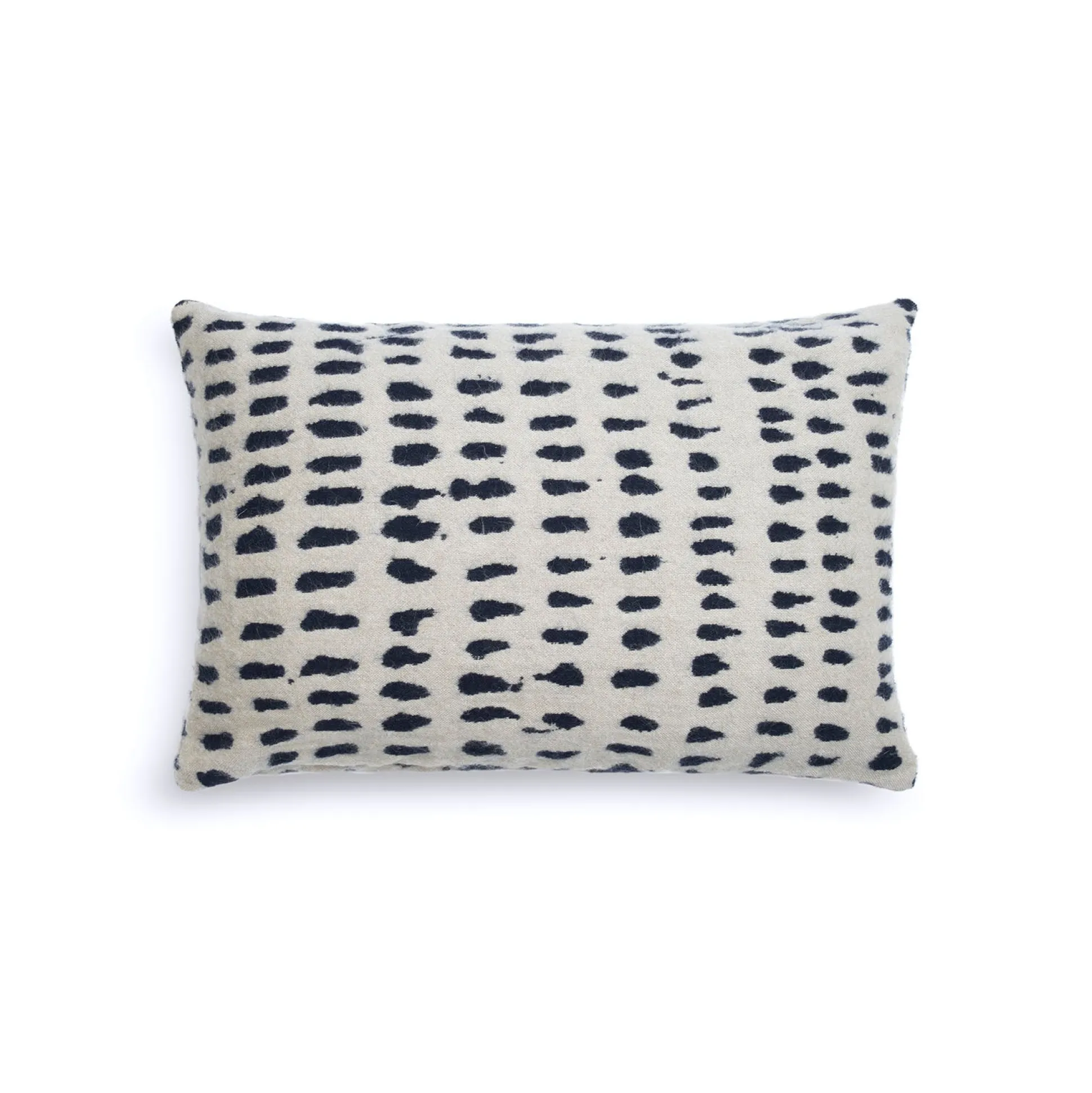 Dots Lumbar Pillow, White^Be Home Clearance