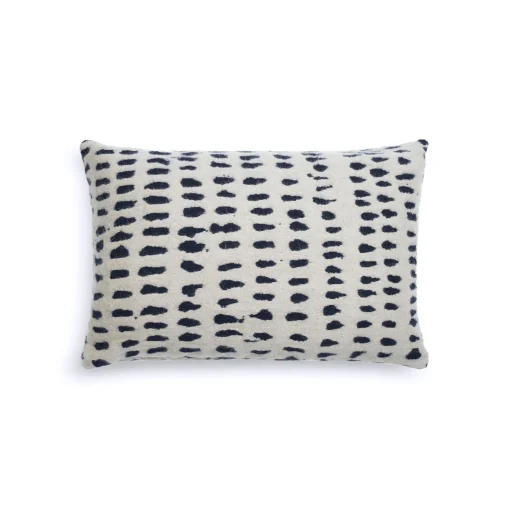 Dots Lumbar Pillow, White^Be Home Fashion