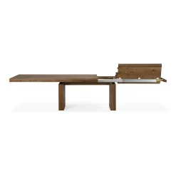 Double Extendable Dining Table, Teak