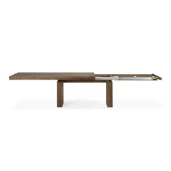 Double Extendable Dining Table, Teak