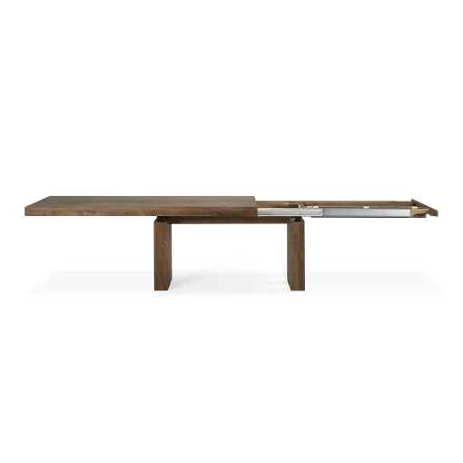 Double Extendable Dining Table, Teak
