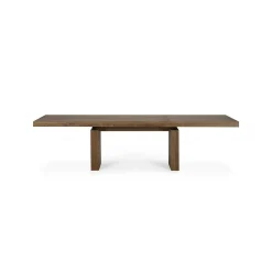 Double Extendable Dining Table, Teak