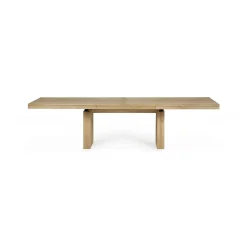 Double Extendable Dining Table, Oak