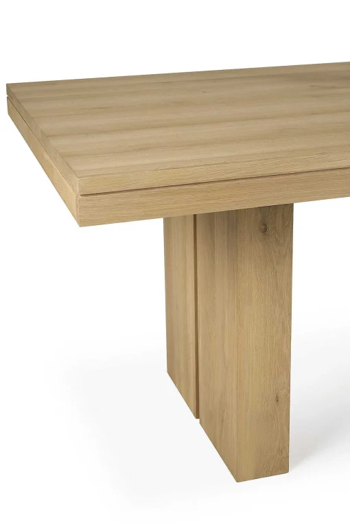 Double Extendable Dining Table, Oak