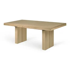 Double Extendable Dining Table, Oak