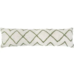 Dune Body Pillow, Ivory & Moss^Be Home Shop
