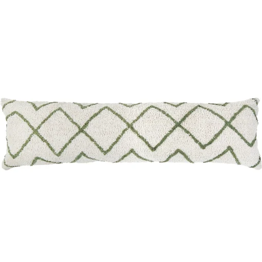 Dune Body Pillow, Ivory & Moss^Be Home Shop