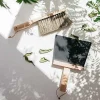 Dustpan & Natural Brush Set, Black