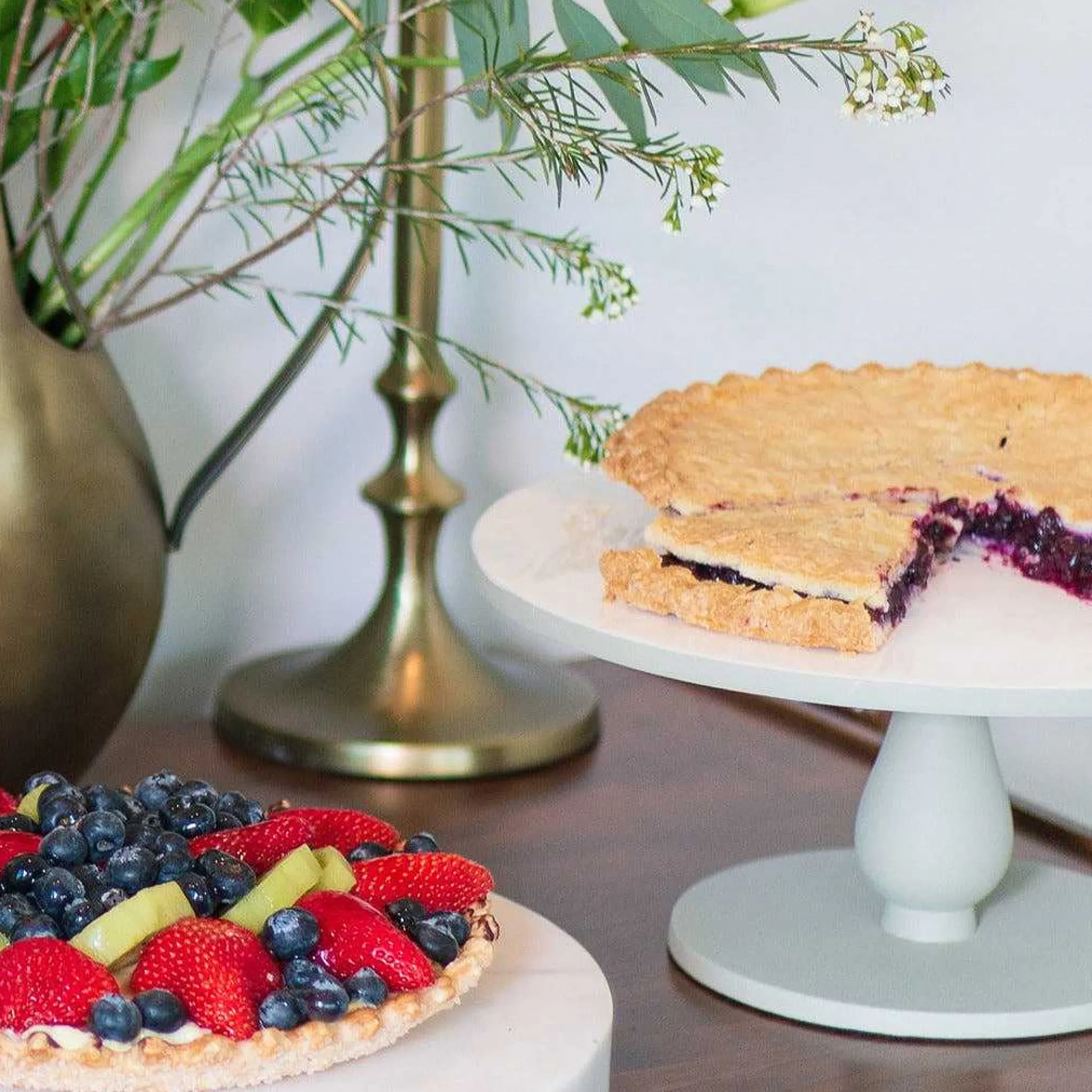 Easton Cake Stand, Dove