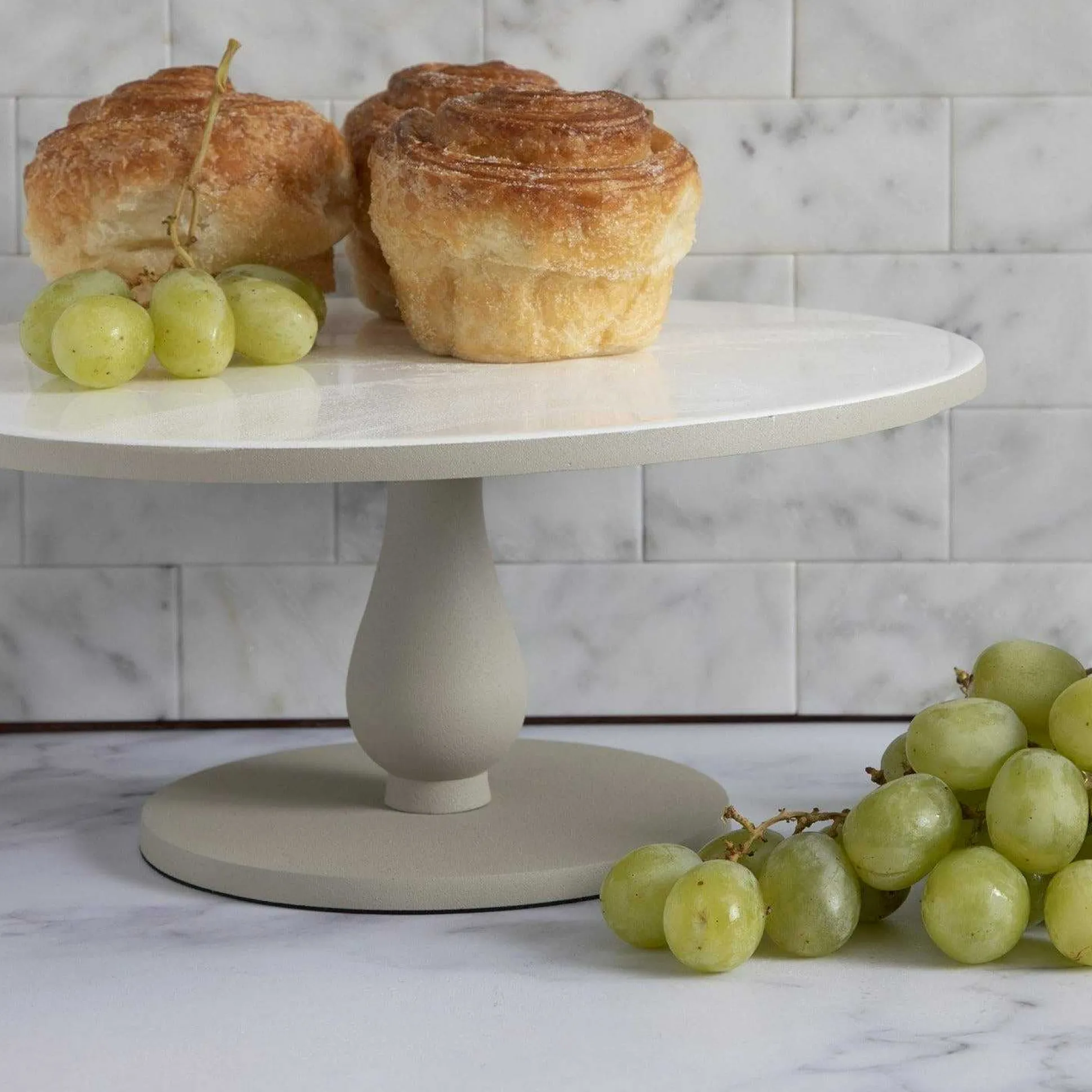 Easton Cake Stand, Dove