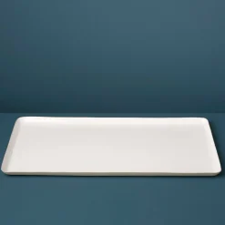 Easton Oversized Rectangular Tray, Dove