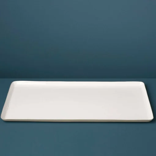 Easton Oversized Rectangular Tray, Dove