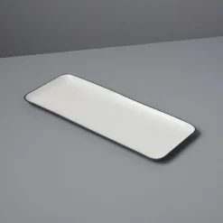 Easton Small Rectangular Platter, Graphite