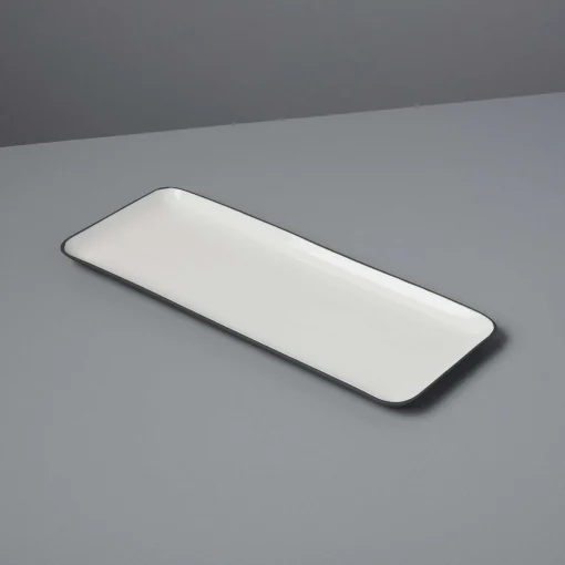 Easton Small Rectangular Platter, Graphite