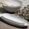 Eivissa Reactive Glaze Oval Platter
