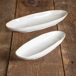 Eivissa Reactive Glaze Oval Platter