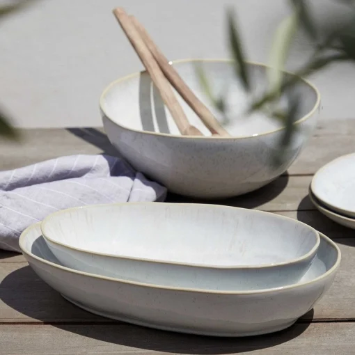 Eivissa Reactive Glaze Oval Baker