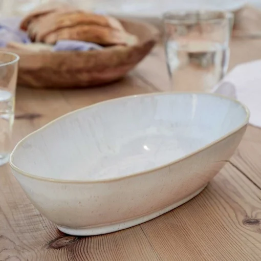 Eivissa Reactive Glaze Oval Baker