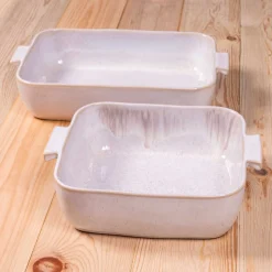 Eivissa Reactive Glaze Rectangular Baker