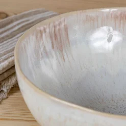 Eivissa Reactive Glaze Serving Bowl