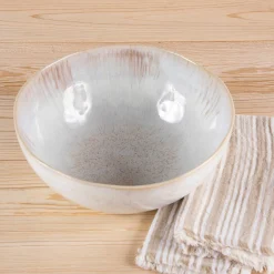 Eivissa Reactive Glaze Serving Bowl
