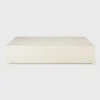 Elements Rectangular Micro-cement Coffee Table, Off White