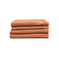 Ella Waffle Bath Towel, Sedona