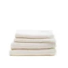 Ella Waffle Bath Towel, White
