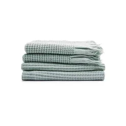 Ella Waffle Hand Towel, Sage