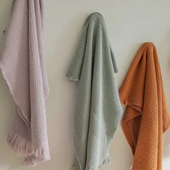 Ella Waffle Hand Towel, Sage