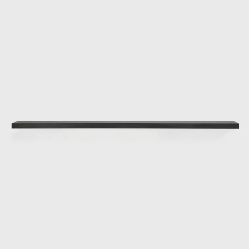 European Black Oak Wall Shelf, 83"