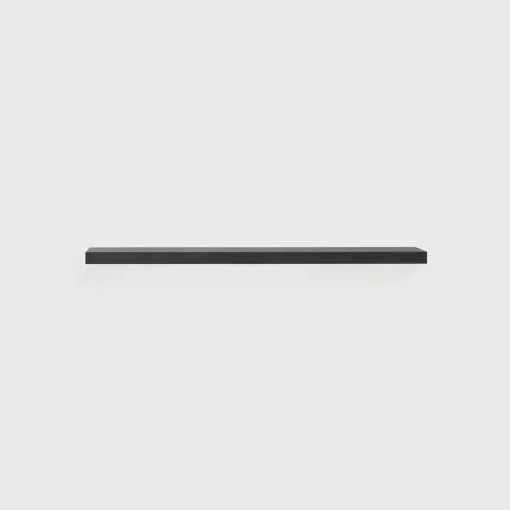 European Black Oak Wall Shelf, 55"