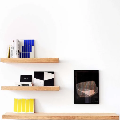 European Oak Wall Shelf, 28"