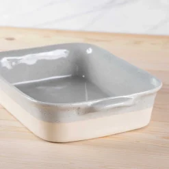 Fattoria 11" Rectangular Baker, Grey