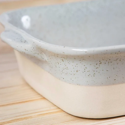 Fattoria 11" Rectangular Baker, Grey