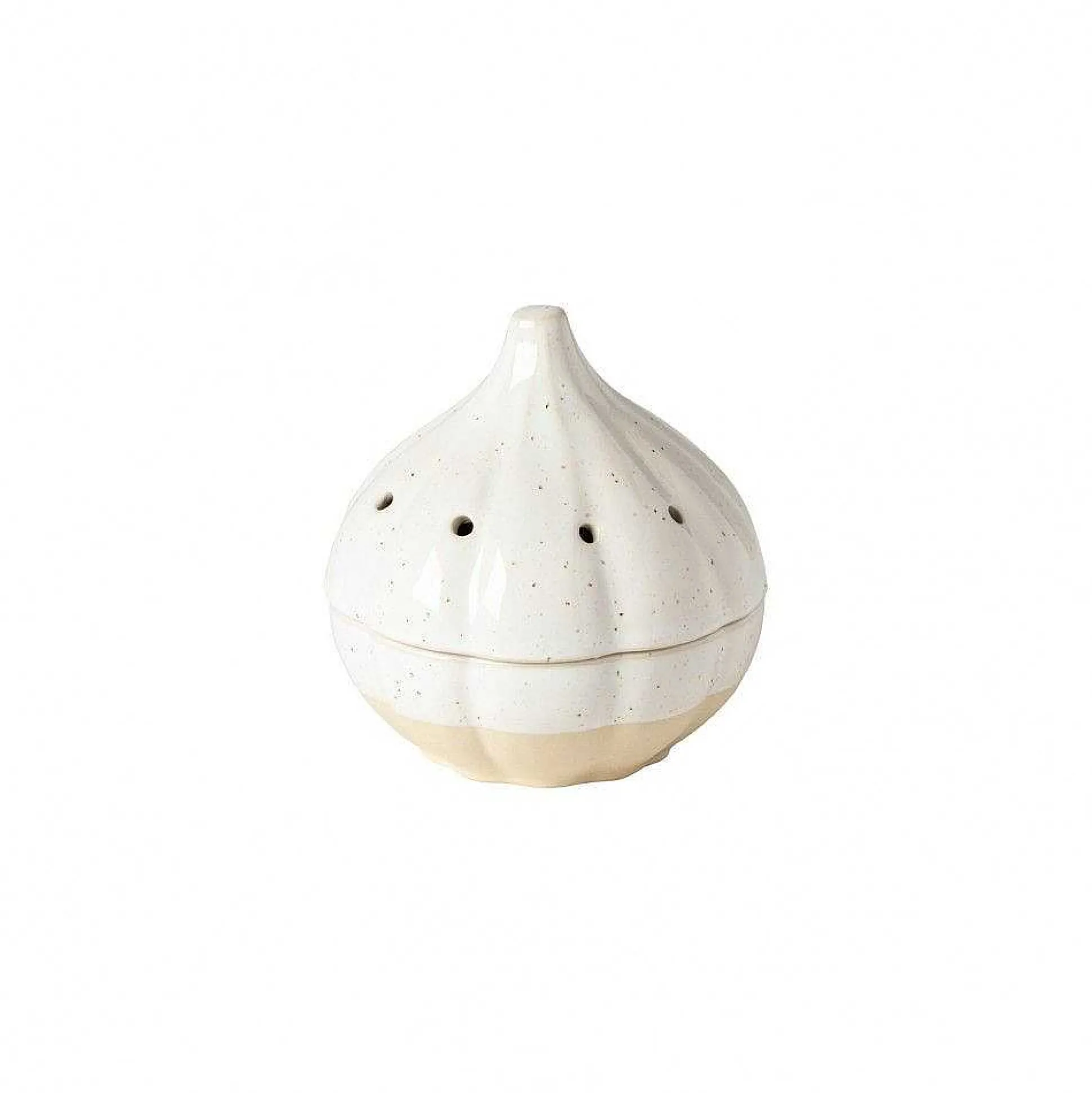 Fattoria Garlic Canister, White