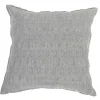 Fiona Square Pillow, Light Grey^Be Home Shop